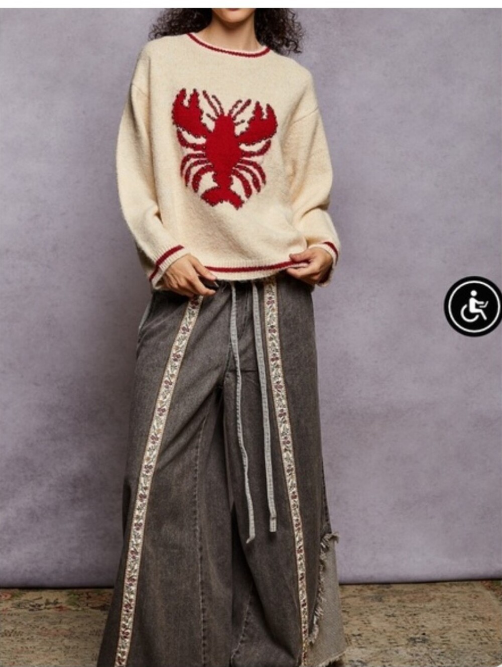 NWT POL Lobster Sweater